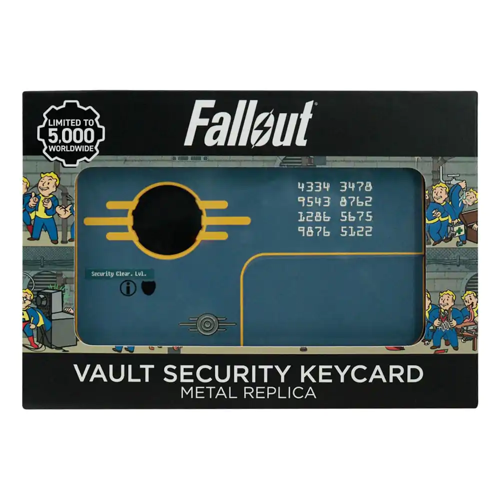 Fallout Replika Vault Security Kartica s ključem Limited Edition fotografija proizvoda