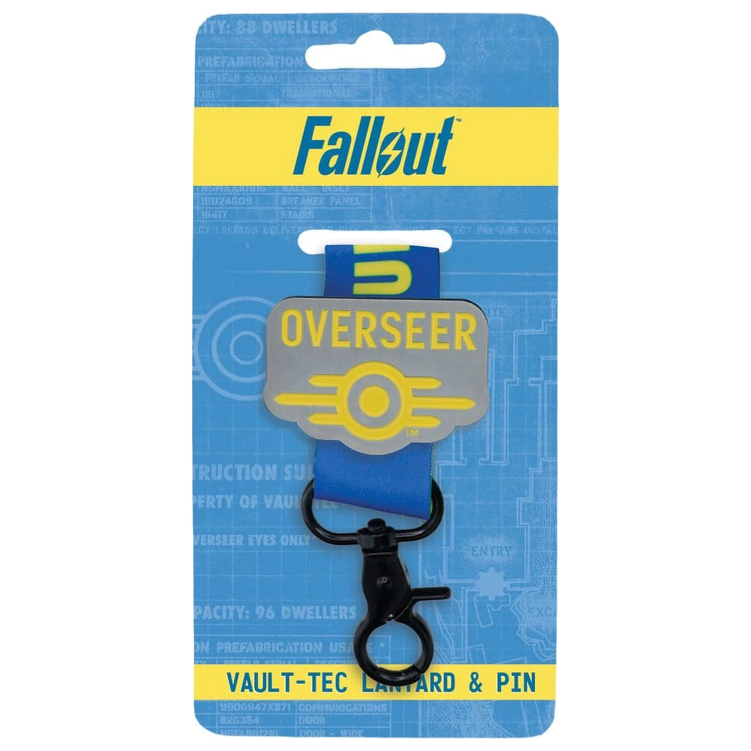 Fallout Vault-Tec Overseer vezica i set znački s bedžem fotografija proizvoda