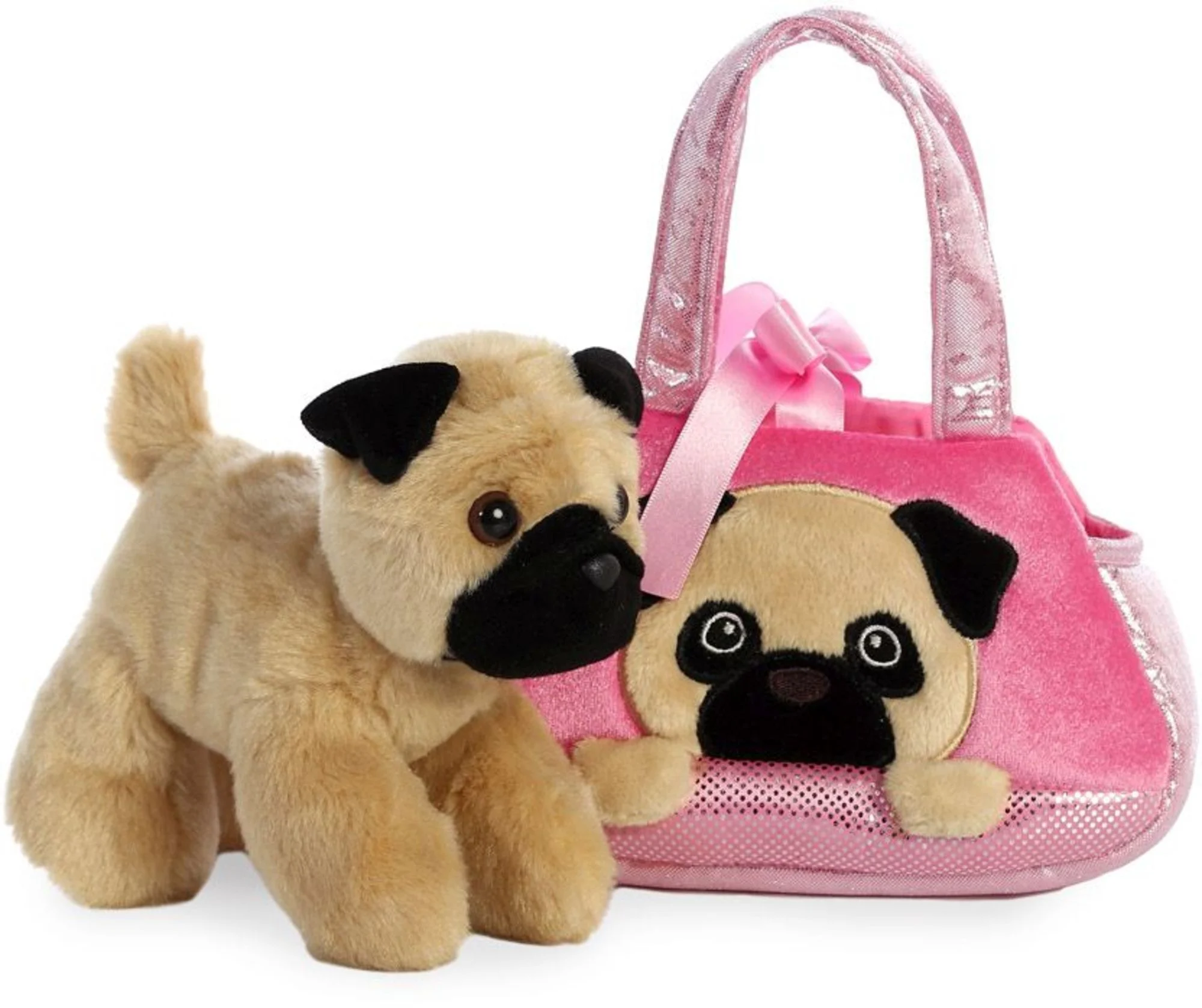 Fancy Pal Pug mekana plišana igračka 21cm fotografija proizvoda
