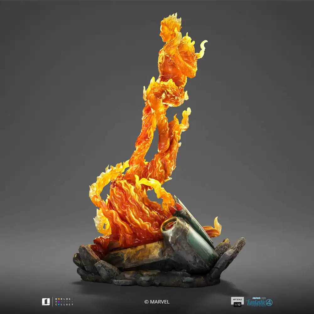 Fantastic Four Art Scale Kip 1/10 Human Torch 30 cm fotografija proizvoda