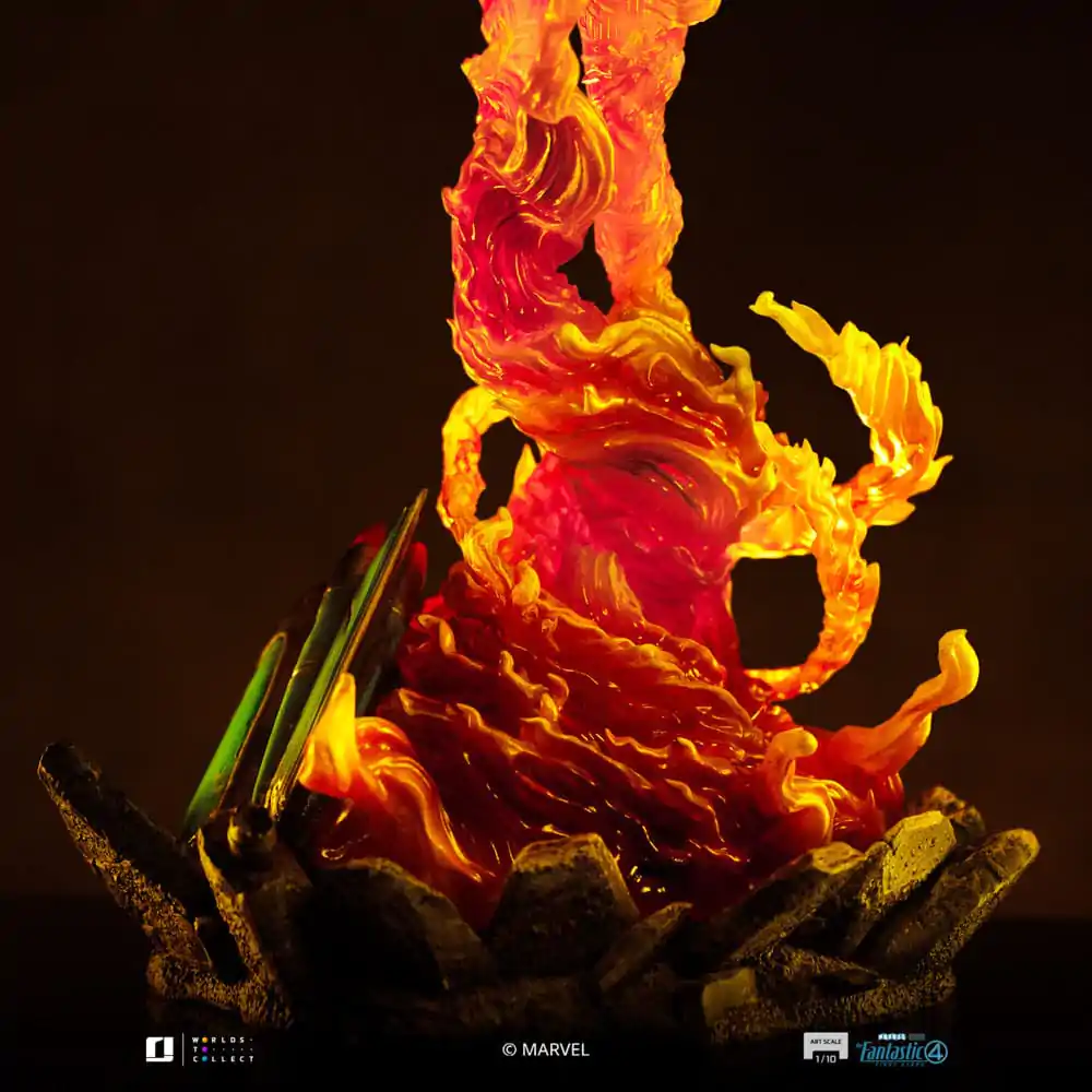 Fantastic Four Art Scale Kip 1/10 Human Torch 30 cm fotografija proizvoda
