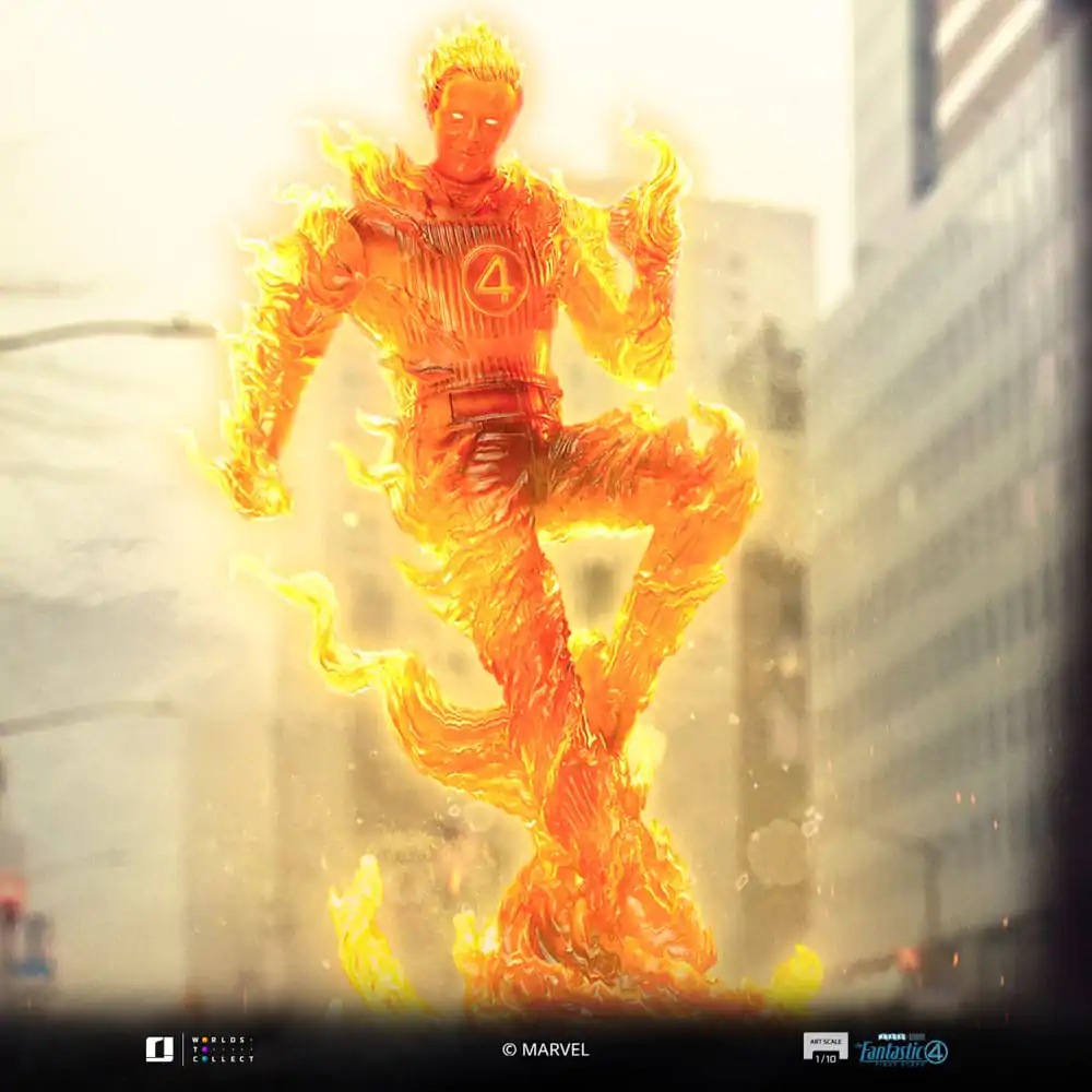 Fantastic Four Art Scale Kip 1/10 Human Torch 30 cm fotografija proizvoda