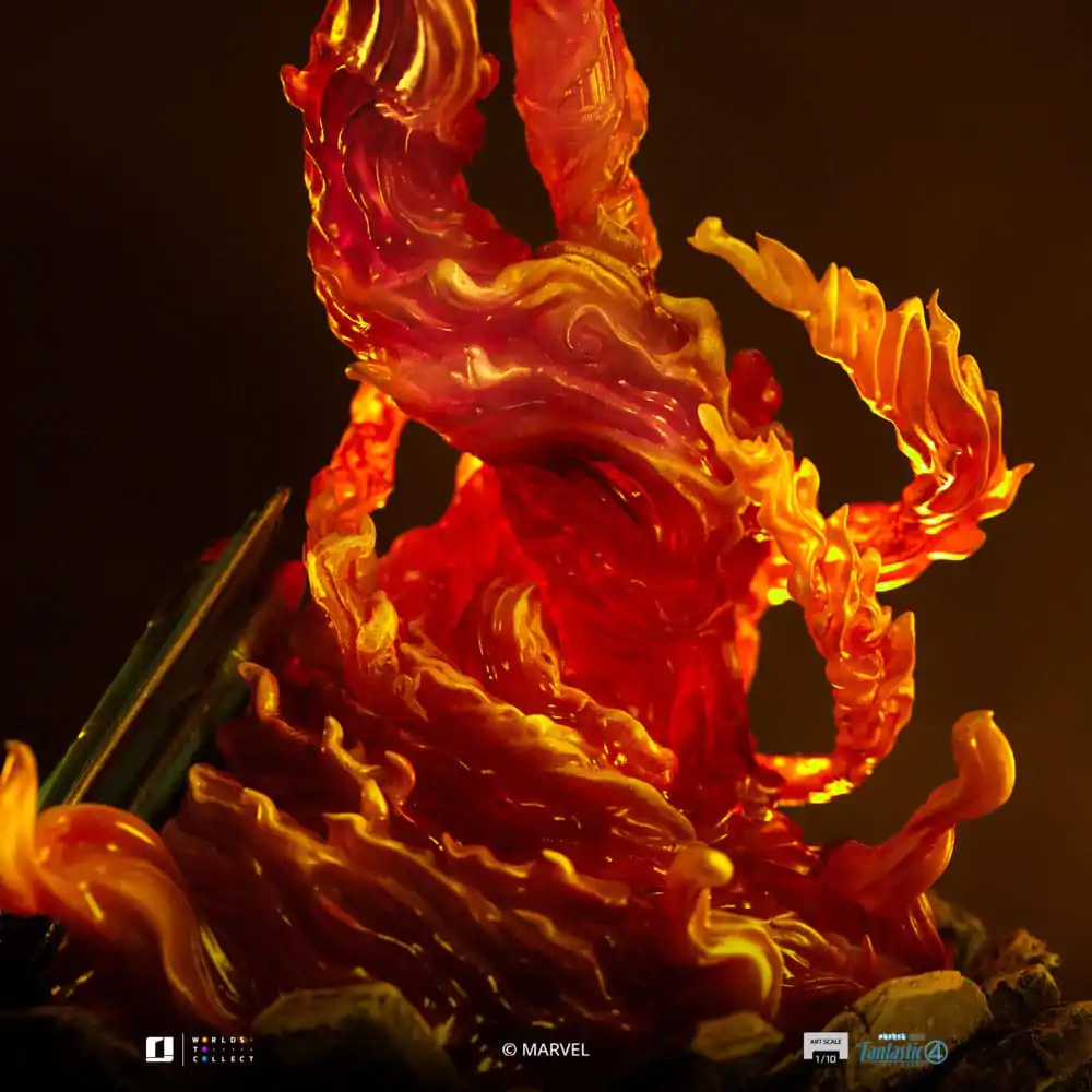 Fantastic Four Art Scale Kip 1/10 Human Torch 30 cm fotografija proizvoda