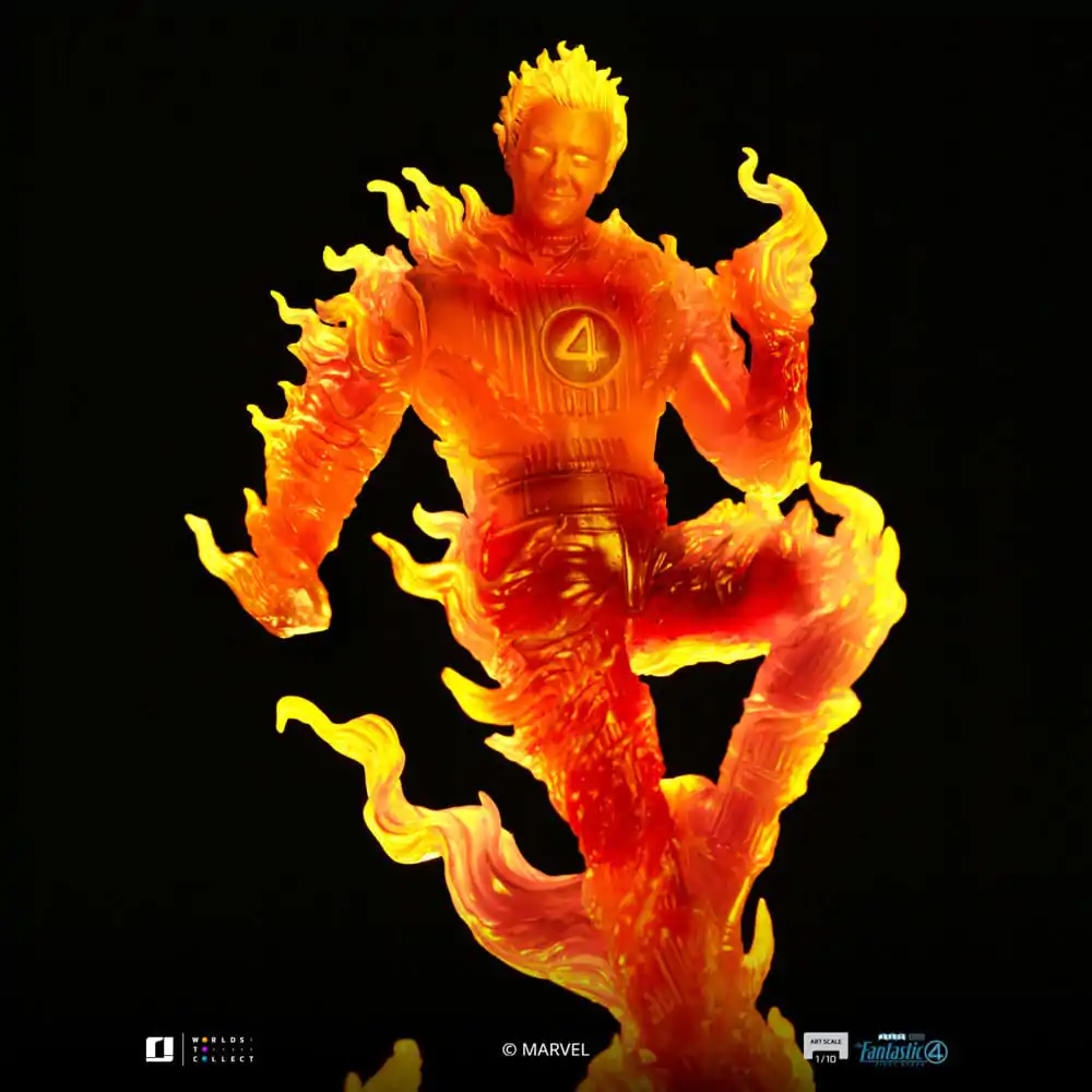 Fantastic Four Art Scale Kip 1/10 Human Torch 30 cm fotografija proizvoda