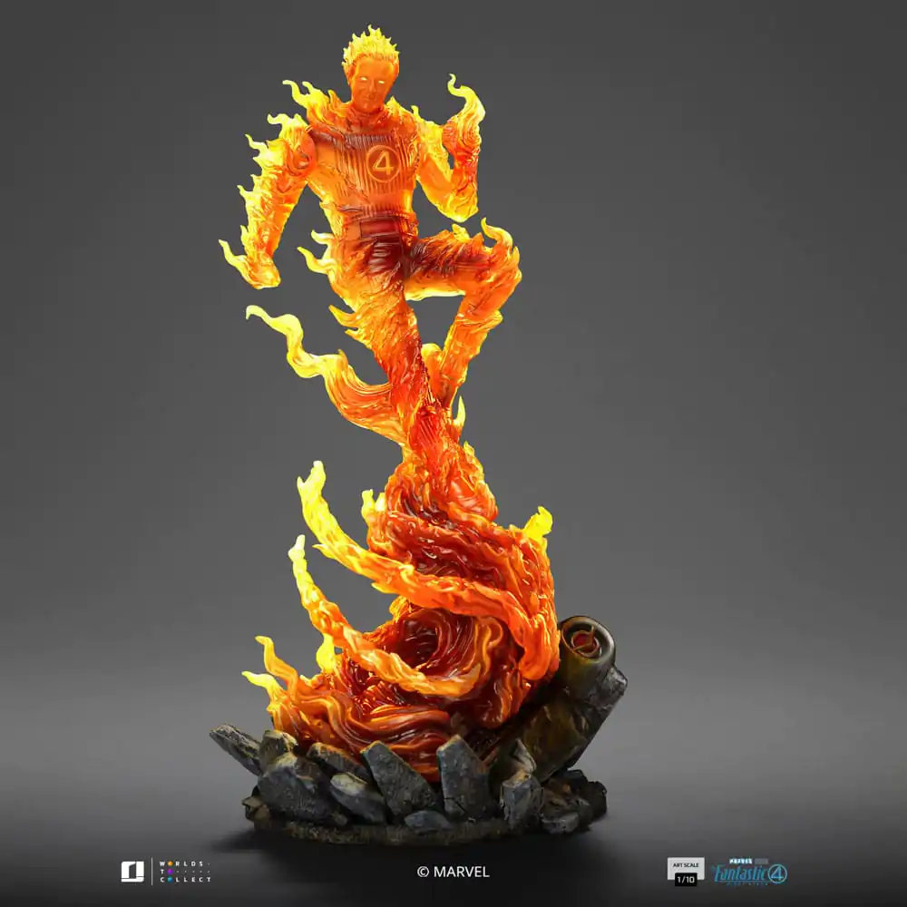 Fantastic Four Art Scale Kip 1/10 Human Torch 30 cm fotografija proizvoda