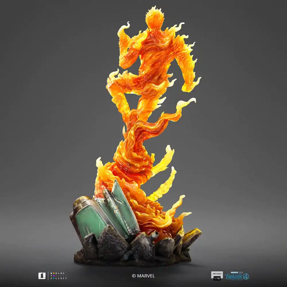 Fantastic Four Art Scale Kip 1/10 Human Torch 30 cm fotografija proizvoda