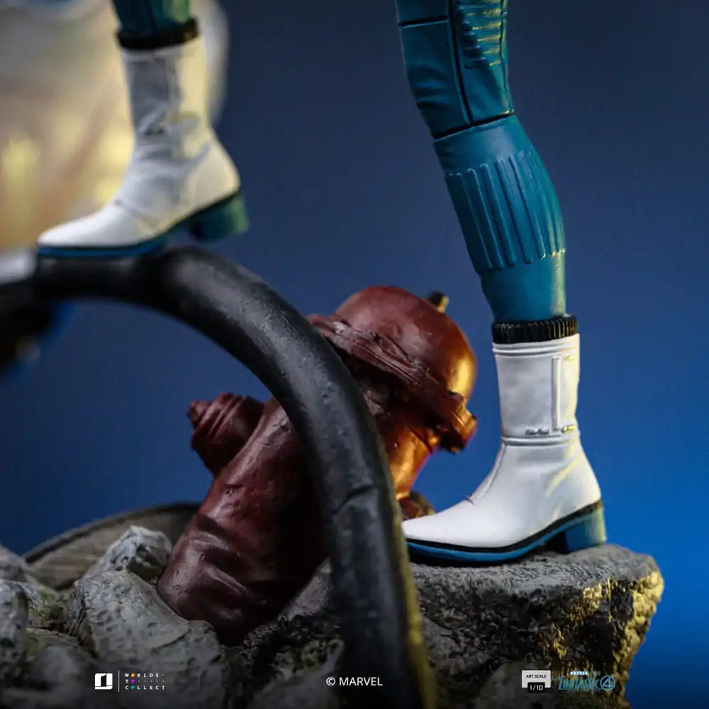 Fantastic Four Art Scale kip 1/10 Invisible Woman and Franklin 28 cm fotografija proizvoda
