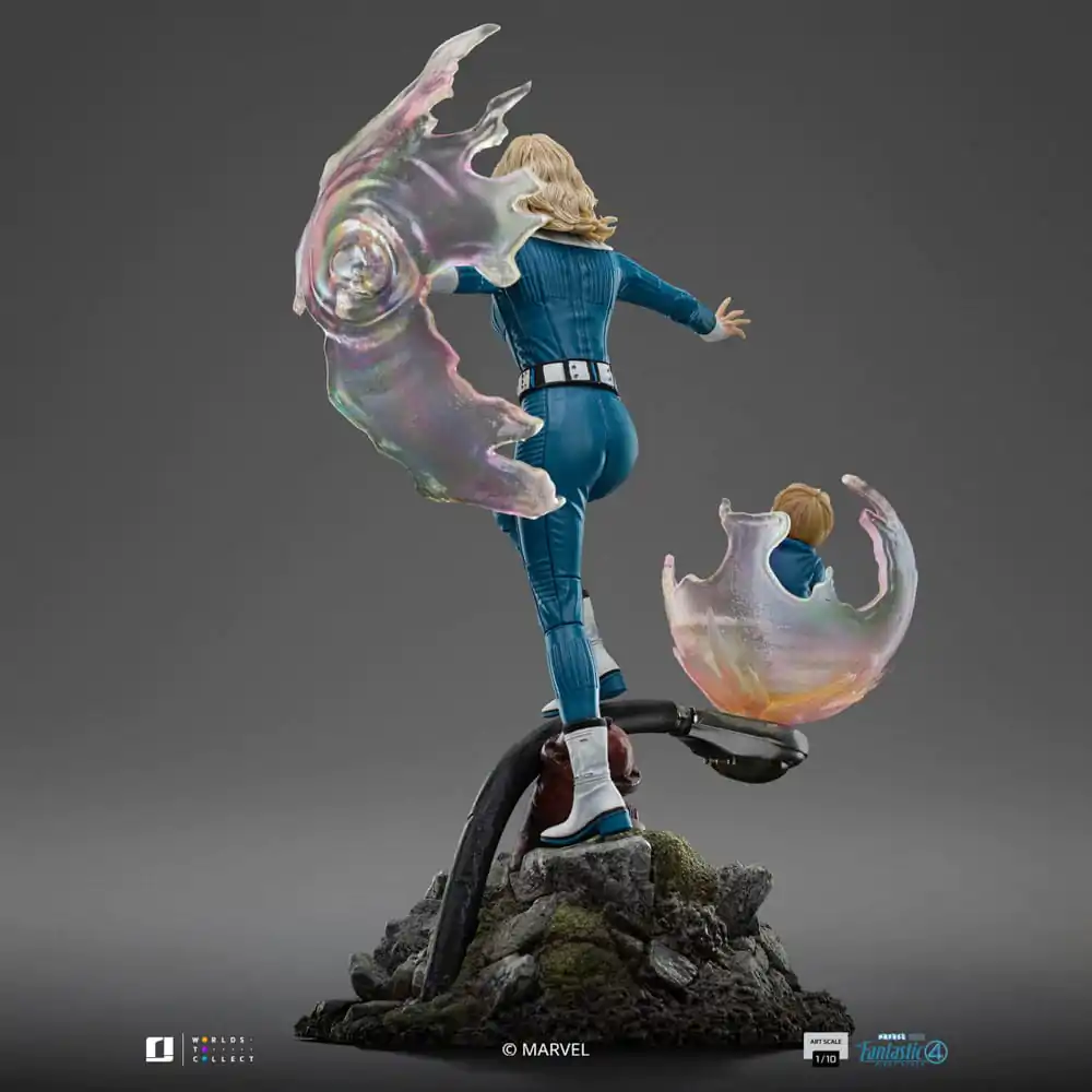 Fantastic Four Art Scale kip 1/10 Invisible Woman and Franklin 28 cm fotografija proizvoda
