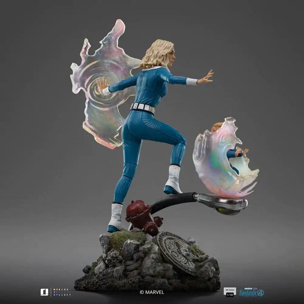 Fantastic Four Art Scale kip 1/10 Invisible Woman and Franklin 28 cm fotografija proizvoda