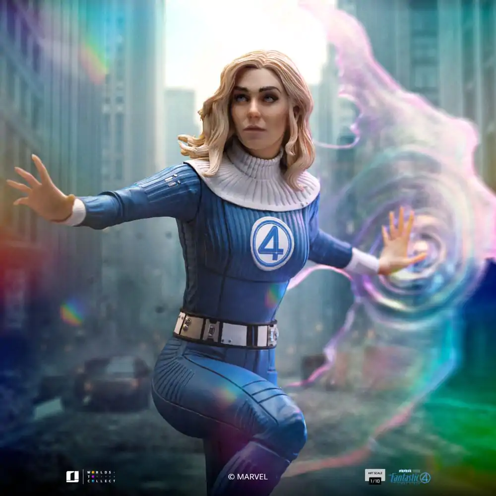 Fantastic Four Art Scale kip 1/10 Invisible Woman and Franklin 28 cm fotografija proizvoda