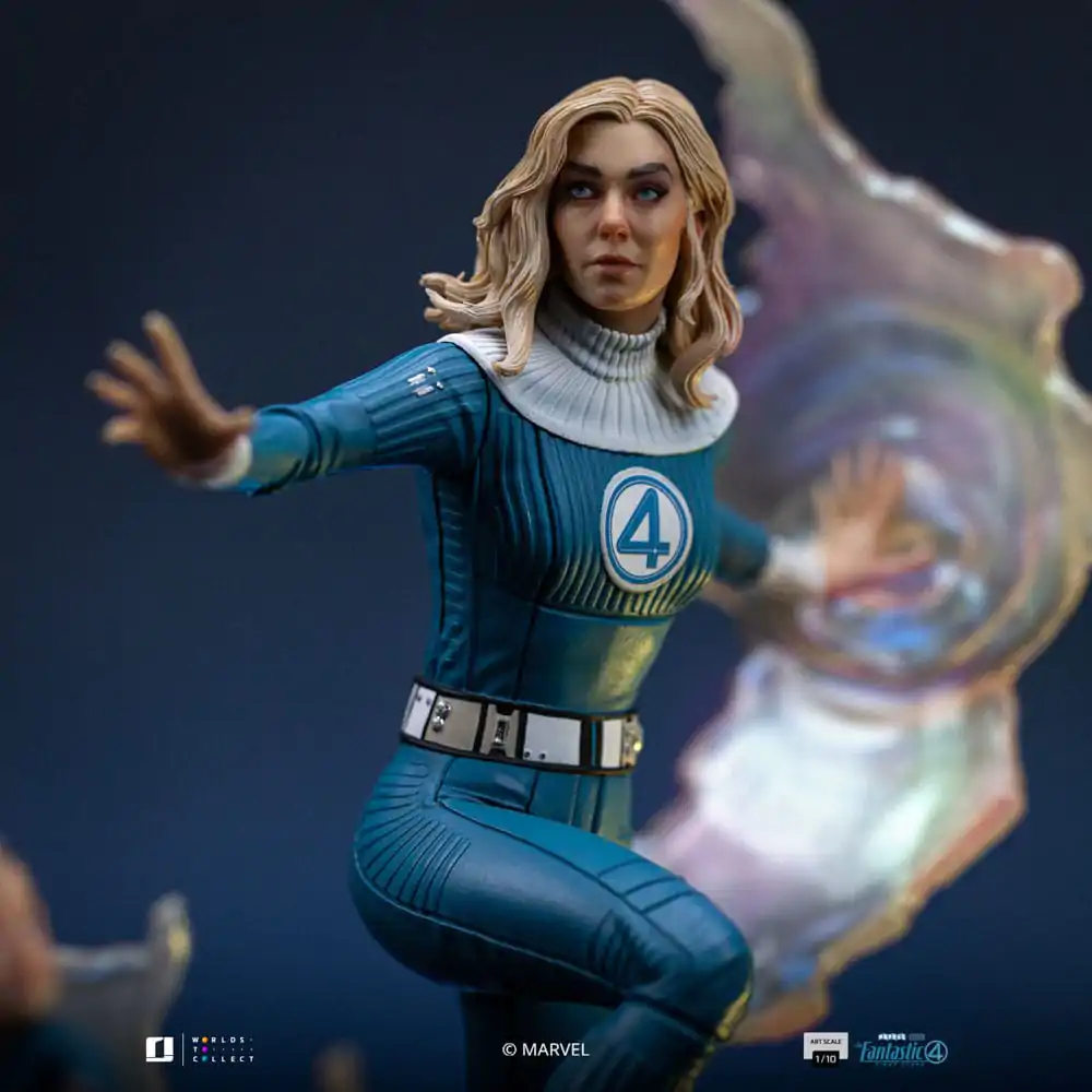 Fantastic Four Art Scale kip 1/10 Invisible Woman and Franklin 28 cm fotografija proizvoda