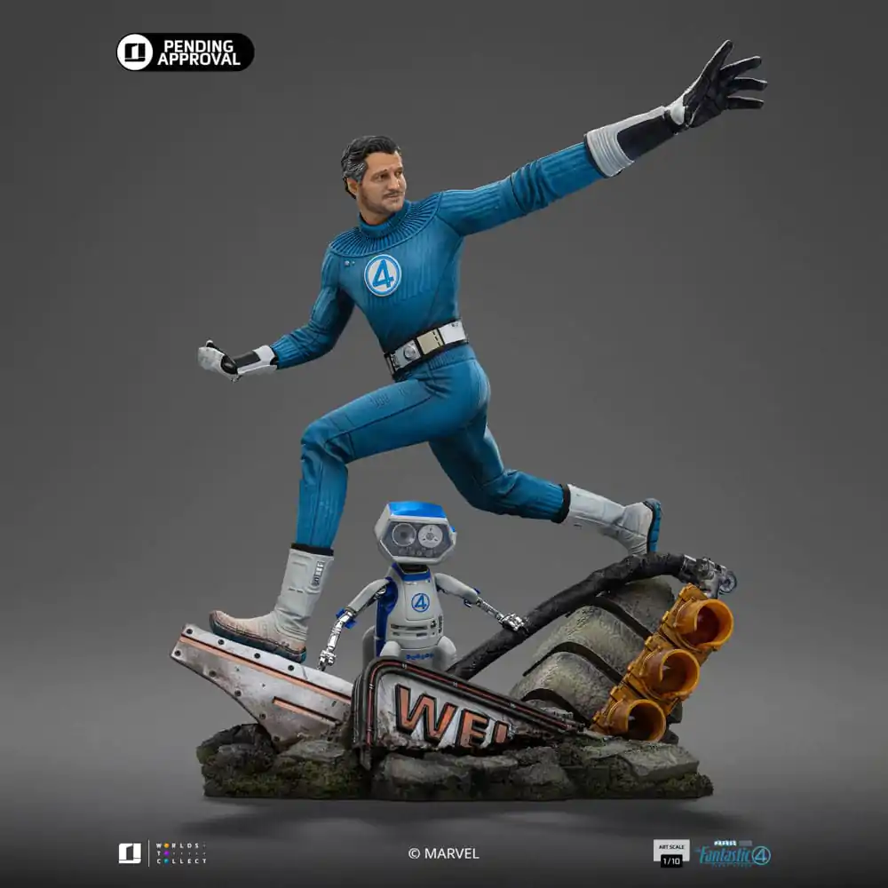 Fantastic Four Art Scale kip 1/10 Mr. Fantastic and H.E.R.B.I.E 26 cm fotografija proizvoda