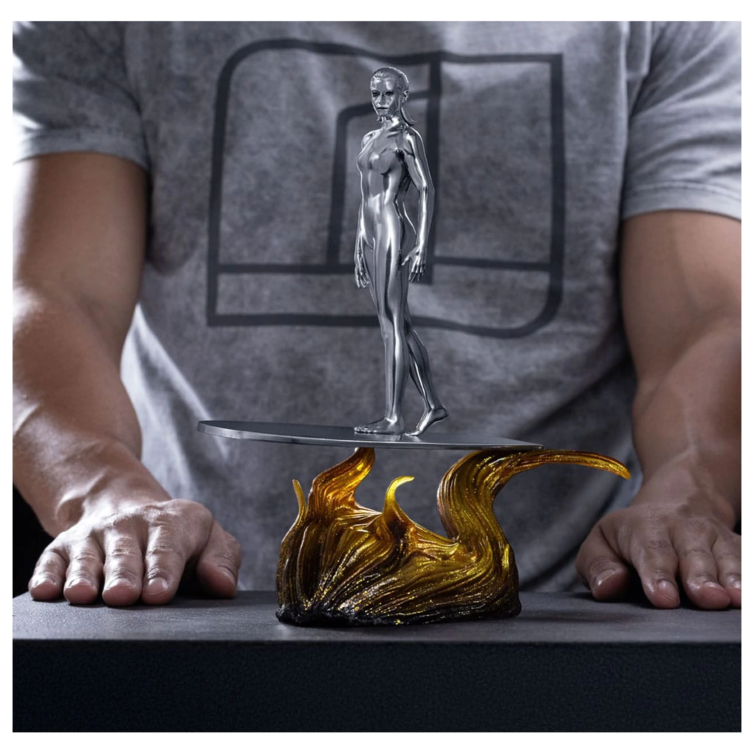 Fantastic Four Art Scale statua 1/10 Silver Surfer 27 cm fotografija proizvoda