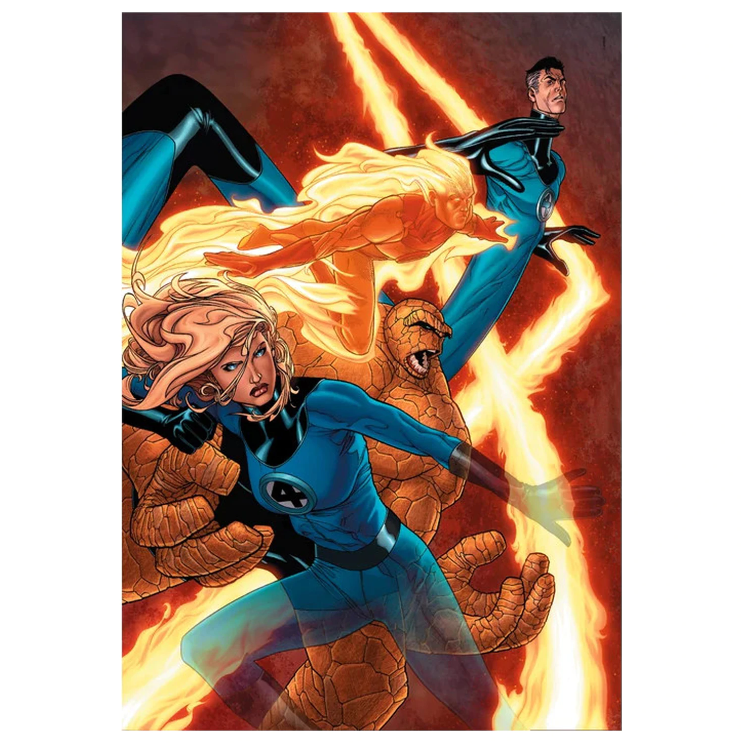Fantastic Four Flame Compact puzzle od 500 dijelova fotografija proizvoda