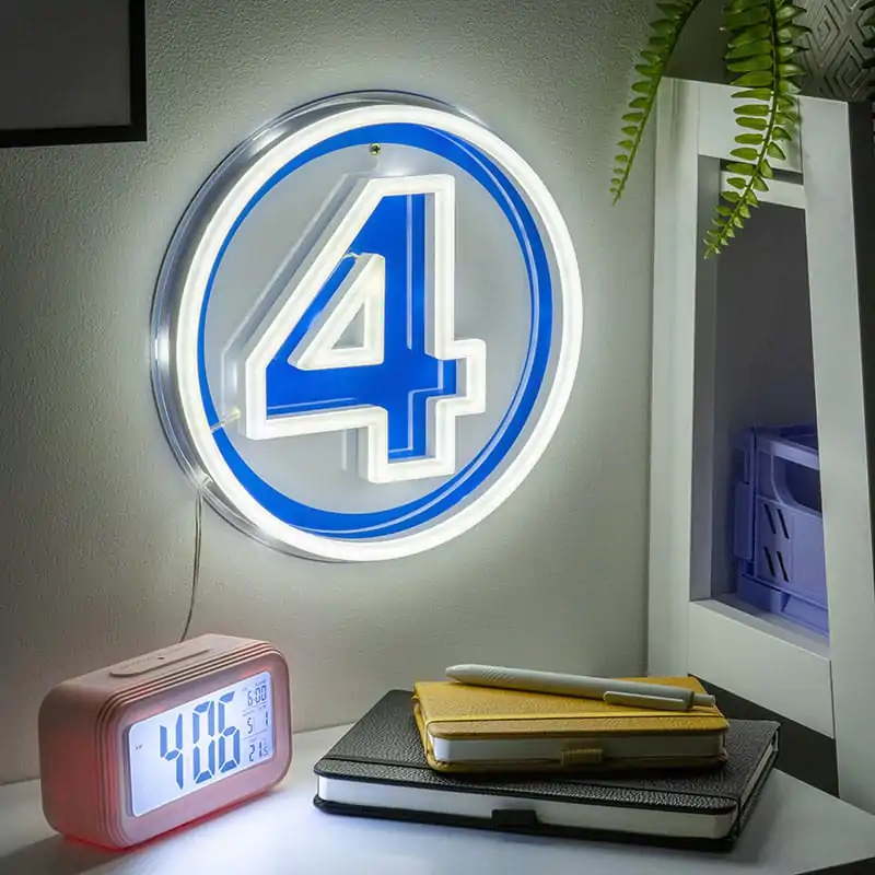 Fantastic Four LED zidna lampa Light Logo Neon fotografija proizvoda