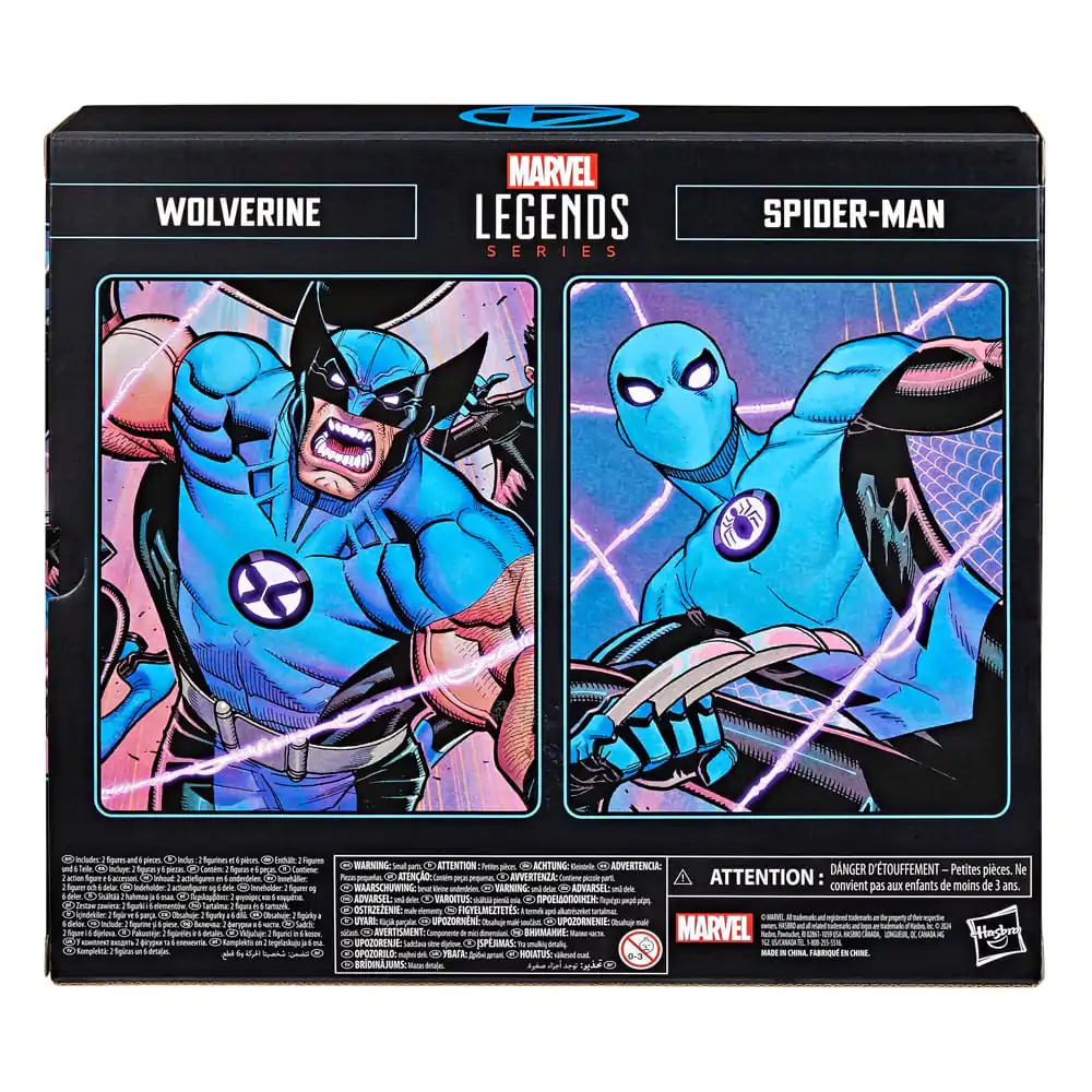 Fantastic Four Marvel Legends akcijska figura 2-Pack Wolverine & Spider-Man 15 cm fotografija proizvoda