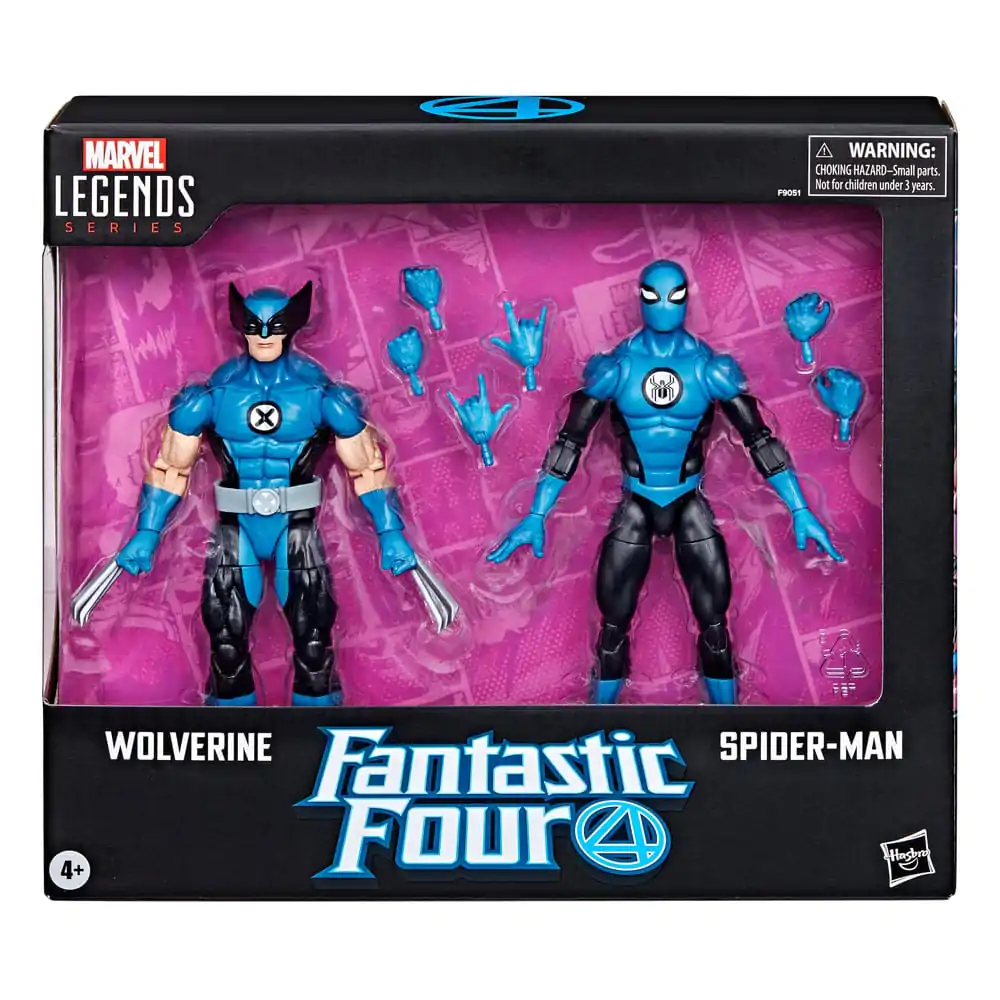 Fantastic Four Marvel Legends akcijska figura 2-Pack Wolverine & Spider-Man 15 cm fotografija proizvoda