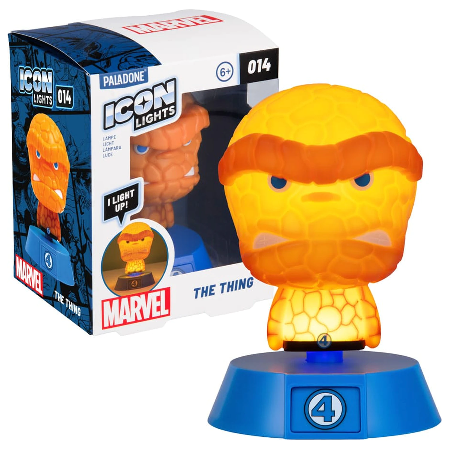 Fantastic Four Icons svjetleća figurica The Thing 11 cm fotografija proizvoda