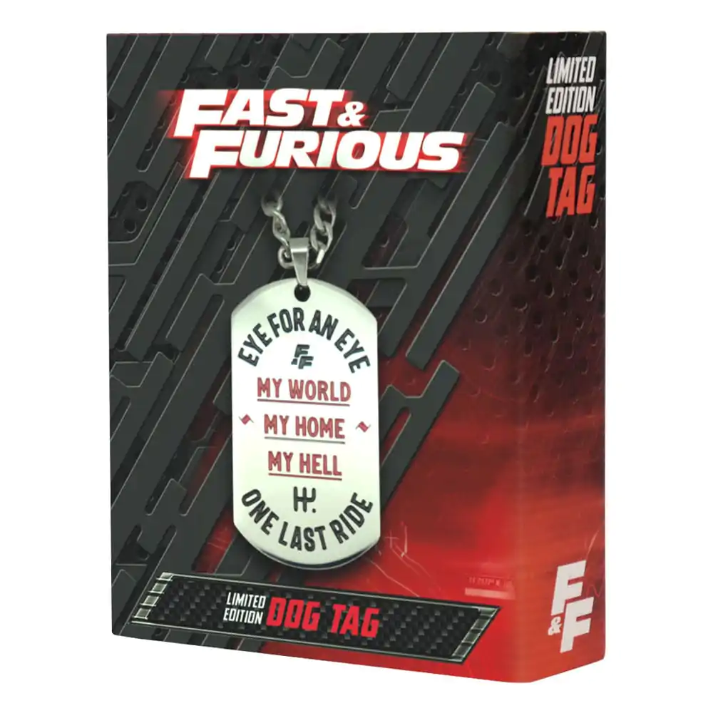 Fast & Furious identifikacijske pločice s kugličastim lancem fotografija proizvoda