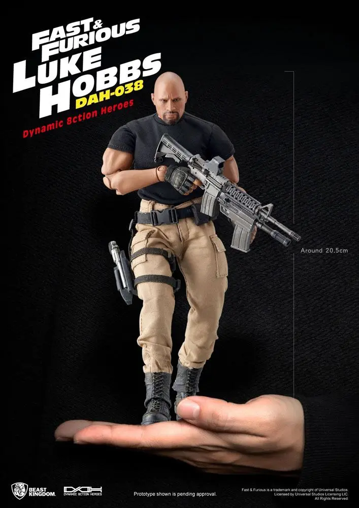 Fast & Furious Dynamic 8ction Heroes akcijska figura 1/9 Luke Hobbs 21 cm fotografija proizvoda