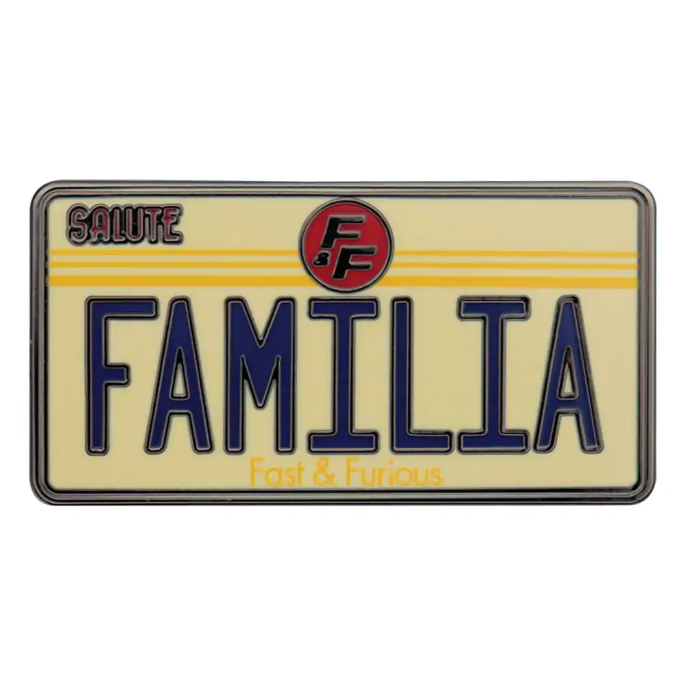 Fast & Furious Registracijska pločica Familia Bedž fotografija proizvoda