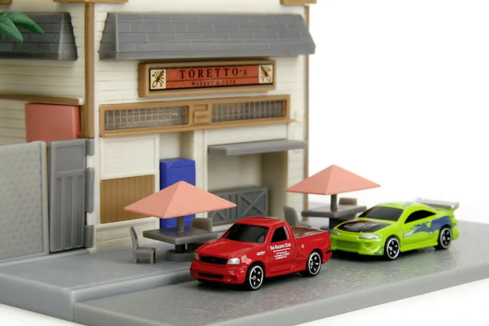 Fast & Furious Nano Metalfigs Nano Scene Toretto´s Café - scena fotografija proizvoda