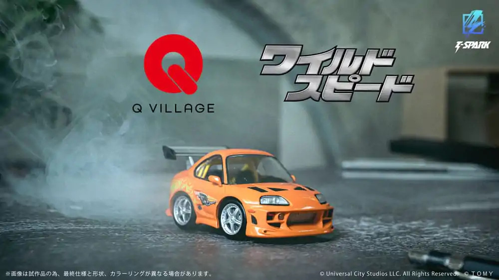 Fast & Furious Q-Village Vozilo s mini-figuricom Toyota Supra JZA80 9 centimetara fotografija proizvoda