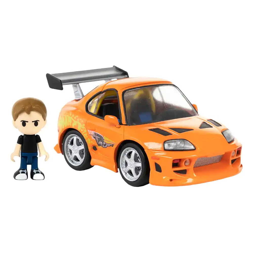 Fast & Furious Q-Village Vozilo s mini-figuricom Toyota Supra JZA80 9 centimetara fotografija proizvoda
