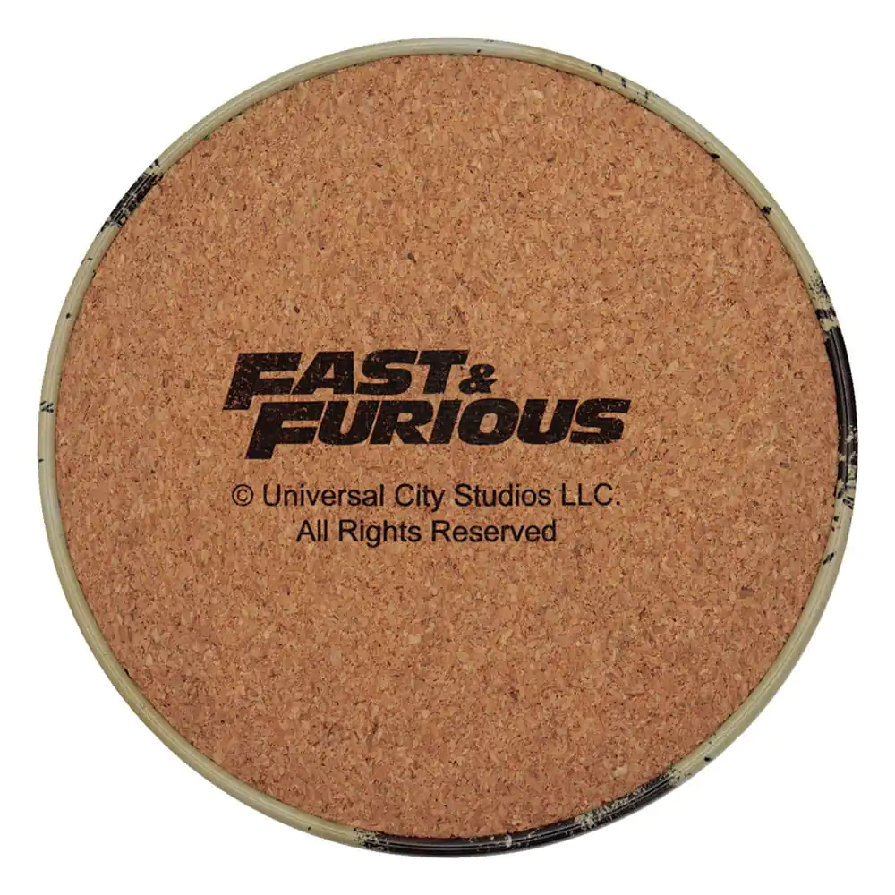 Fast & Furious set od 4 podmetača za čaše u Vintage stilu fotografija proizvoda
