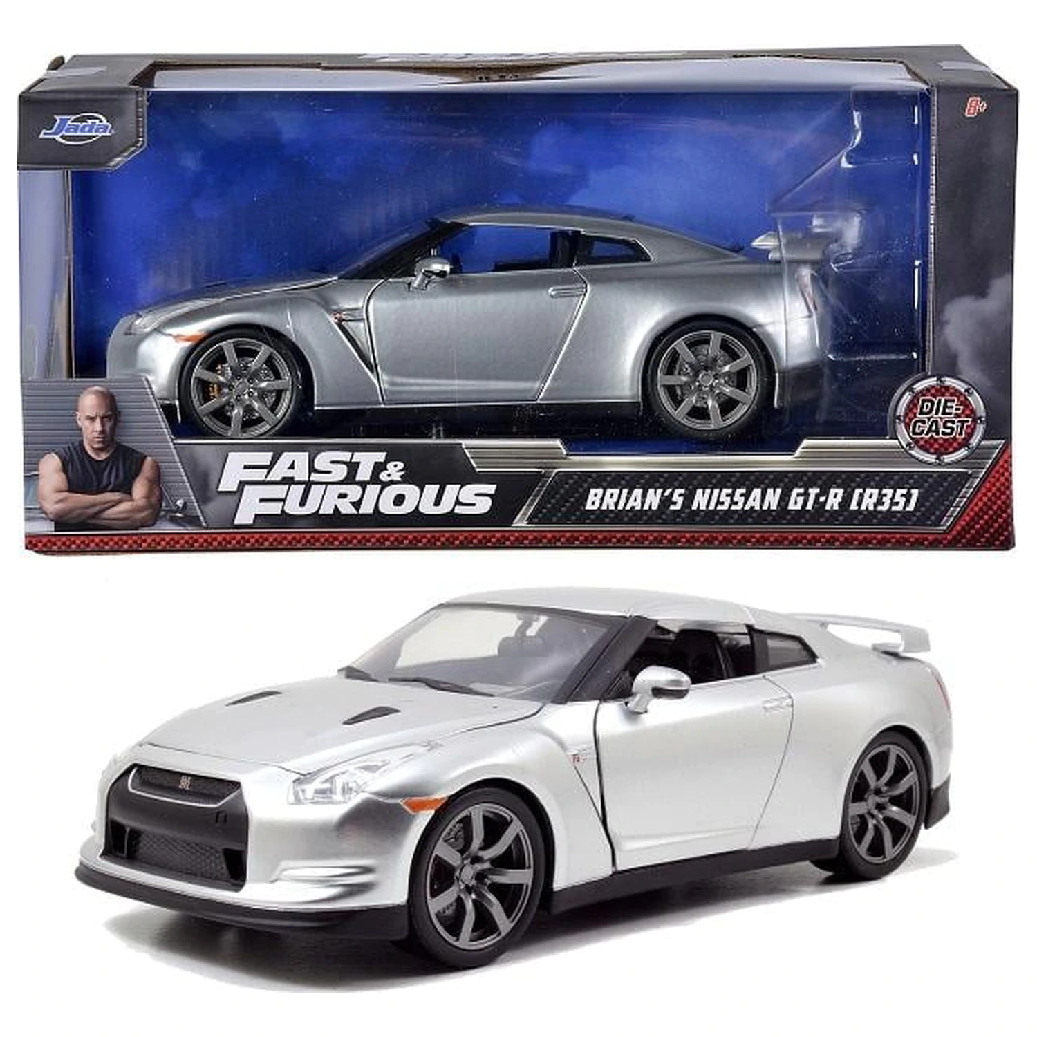 Fast & Furious 2009 Nissan GT-R model automobila 1:24 fotografija proizvoda