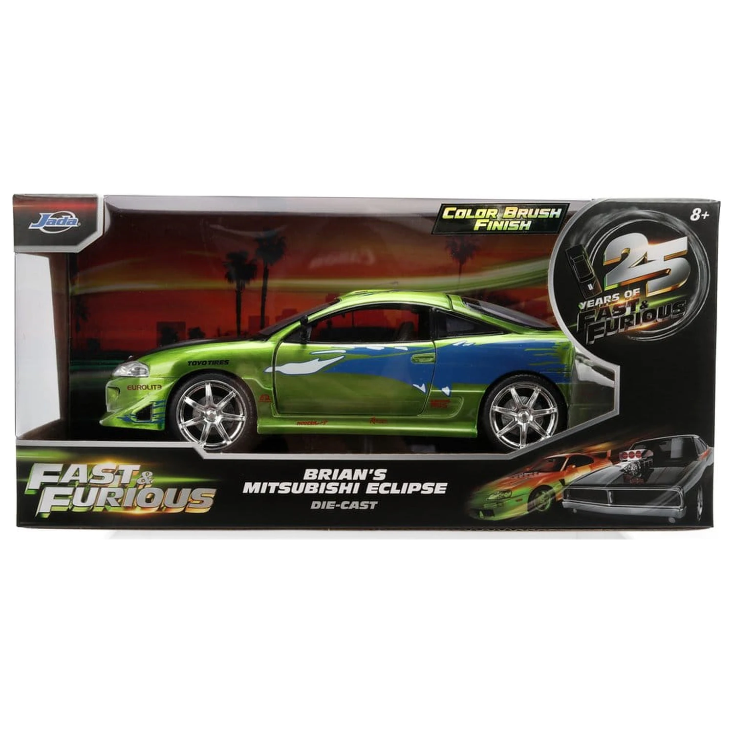 Fast & Furious Diecast Vozilo 1:24 Anniversary Mitsubishi 19 cm fotografija proizvoda