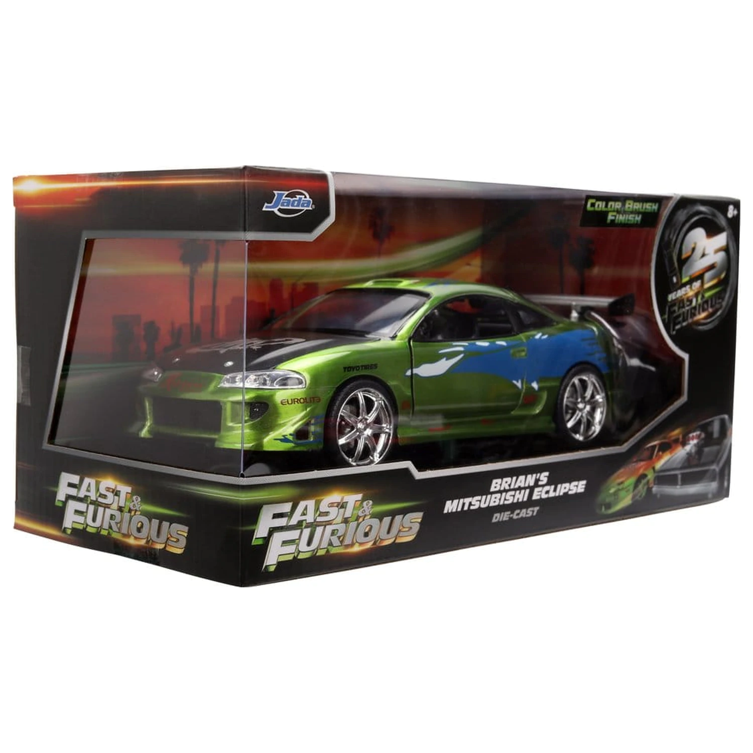 Fast & Furious Diecast Vozilo 1:24 Anniversary Mitsubishi 19 cm fotografija proizvoda
