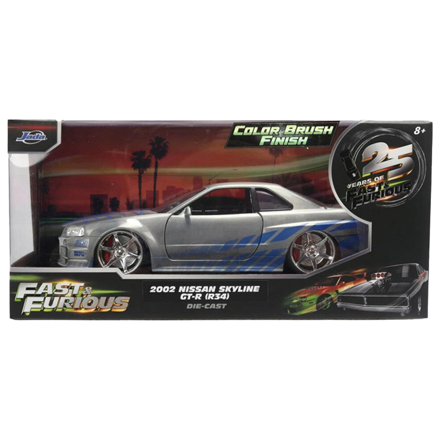 Fast & Furious Diecast vozilo 1:24 Anniversary Nissan Skyline 19 cm fotografija proizvoda