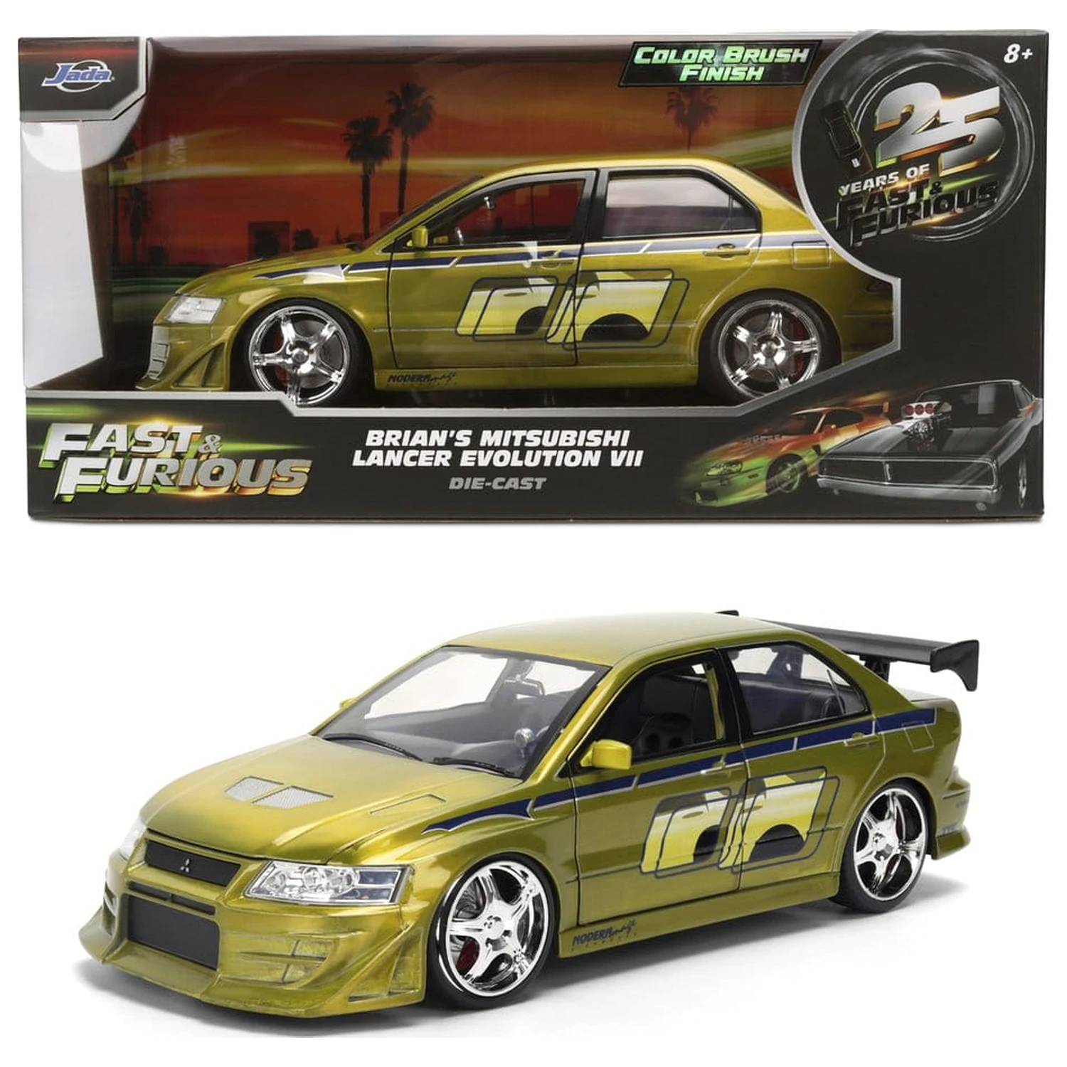 Fast & Furious Lijevani model 1/24 Anniversary Mitsubishi fotografija proizvoda
