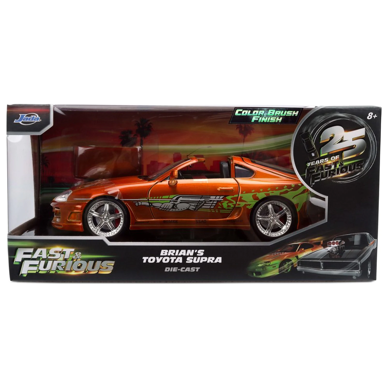 Fast & Furious Diecast Model 1/24 Anniversary Toyota Supra fotografija proizvoda