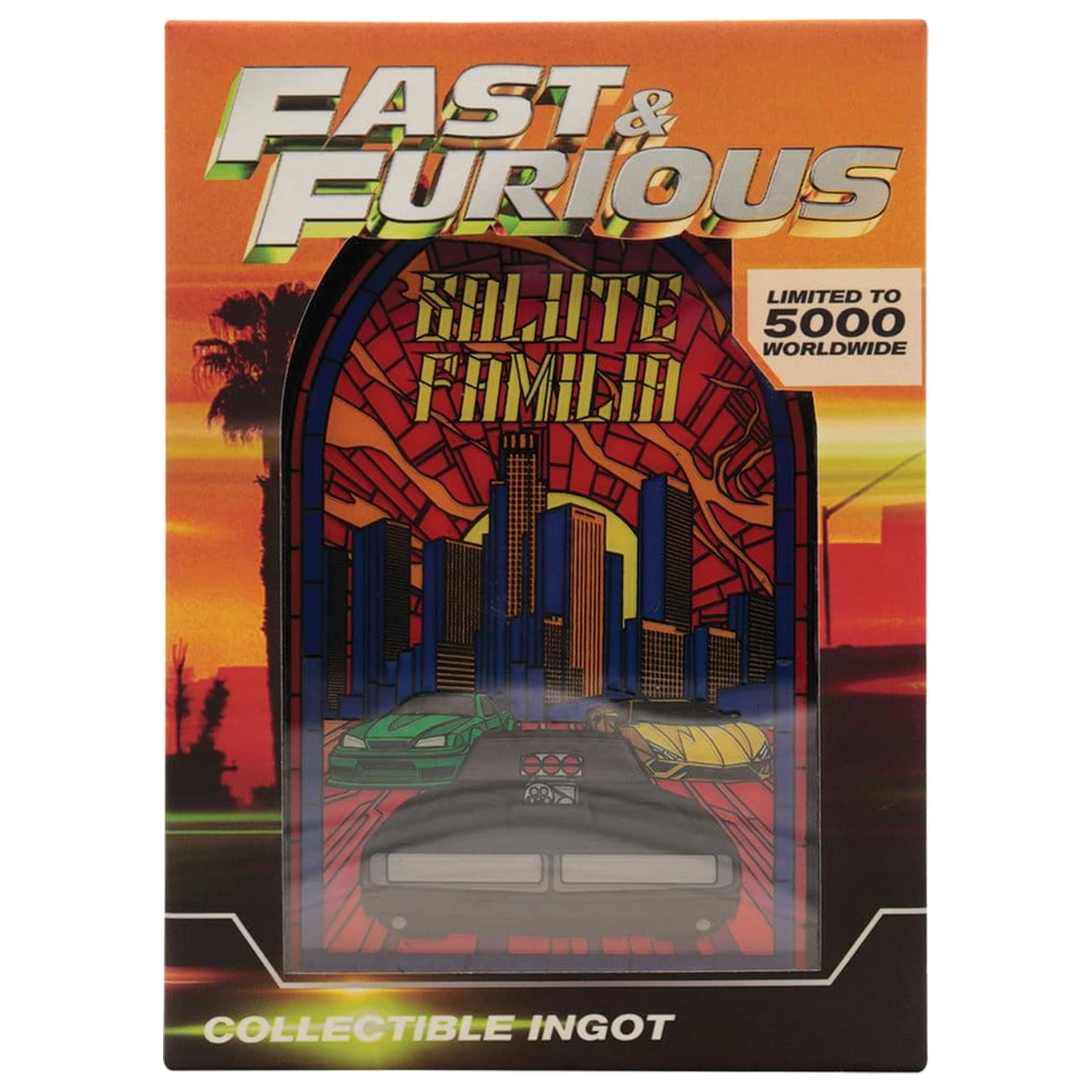 Fast & Furious Ingot metal u stilu vitraja fotografija proizvoda