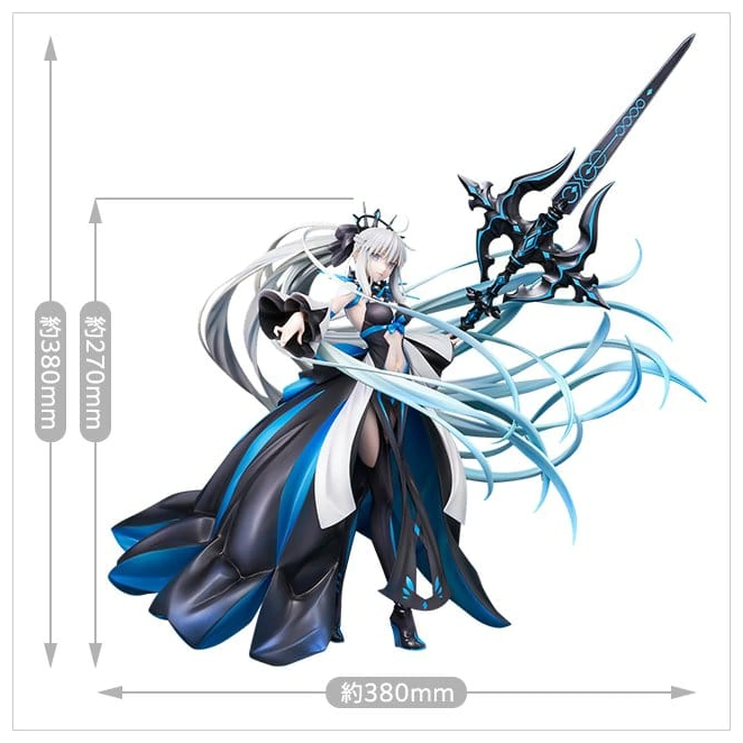 Fate/Grand Order PVC figura 1/7 Berserker/Morgan Final Ascension Ver. 38 cm fotografija proizvoda