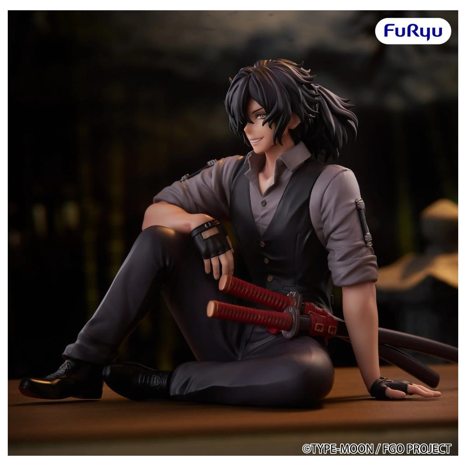 Fate/Grand Order Noodle Stopper PVC figura Assassin Izou Okada Awesome Dapper Suit 9 cm fotografija proizvoda