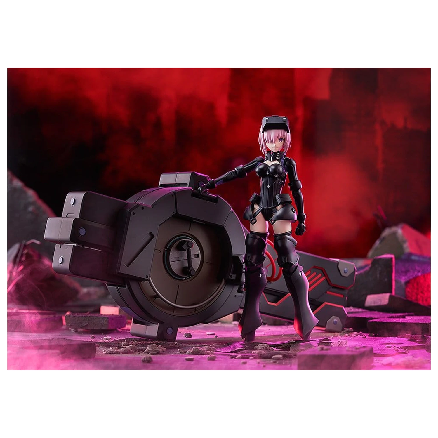 Fate/Grand Order Plamatea Plastični Model Kit Shielder/Mash Kyrielight (Ortinax) Black Barrel Edition 17 cm fotografija proizvoda