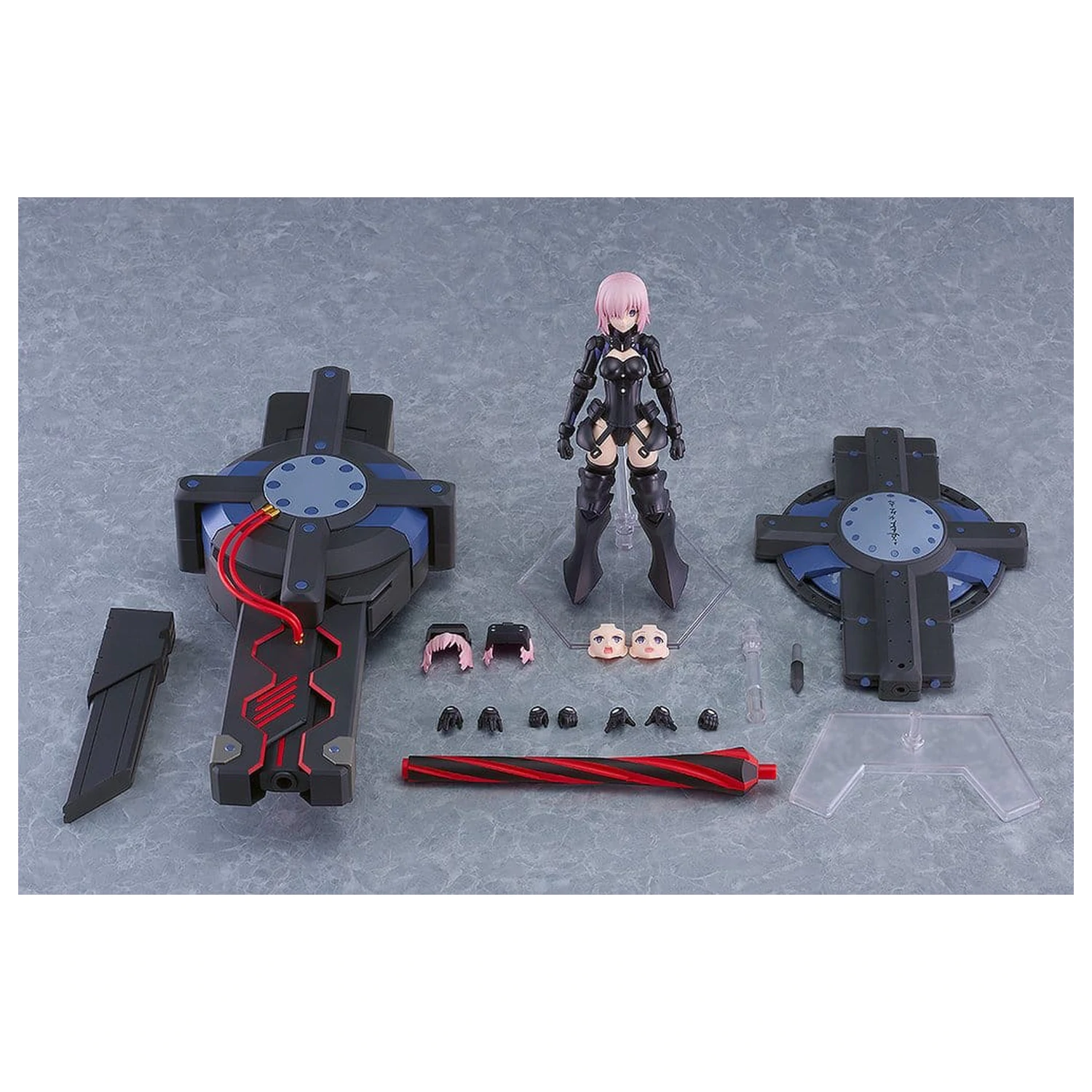 Fate/Grand Order Plamatea Plastični Model Kit Shielder/Mash Kyrielight (Ortinax) Black Barrel Edition 17 cm fotografija proizvoda
