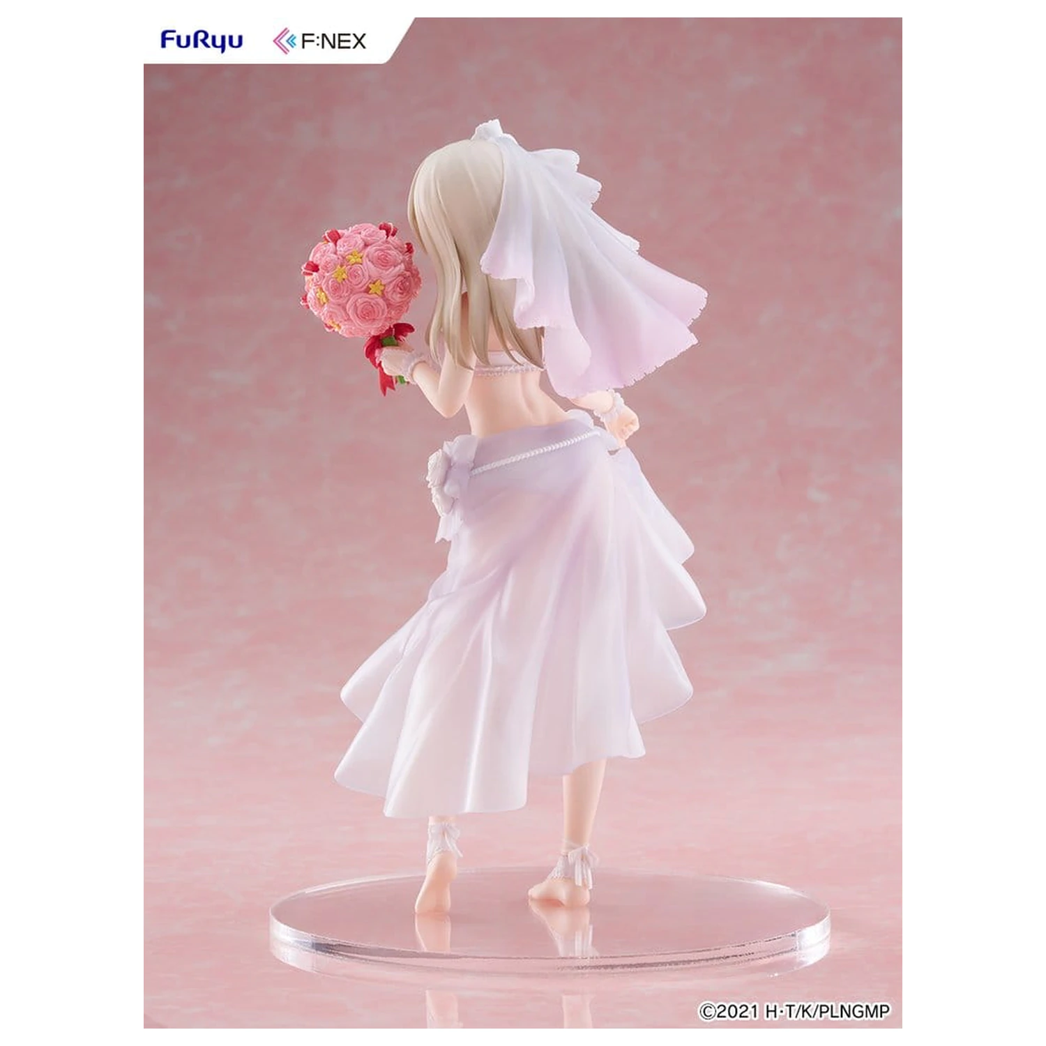 Fate/kaleid liner Prisma Illya: Licht - The Nameless Girl F:NEX PVC figura 1/7 Illyasviel von Einzbern Wedding Swimsuit Ver. 21 cm fotografija proizvoda