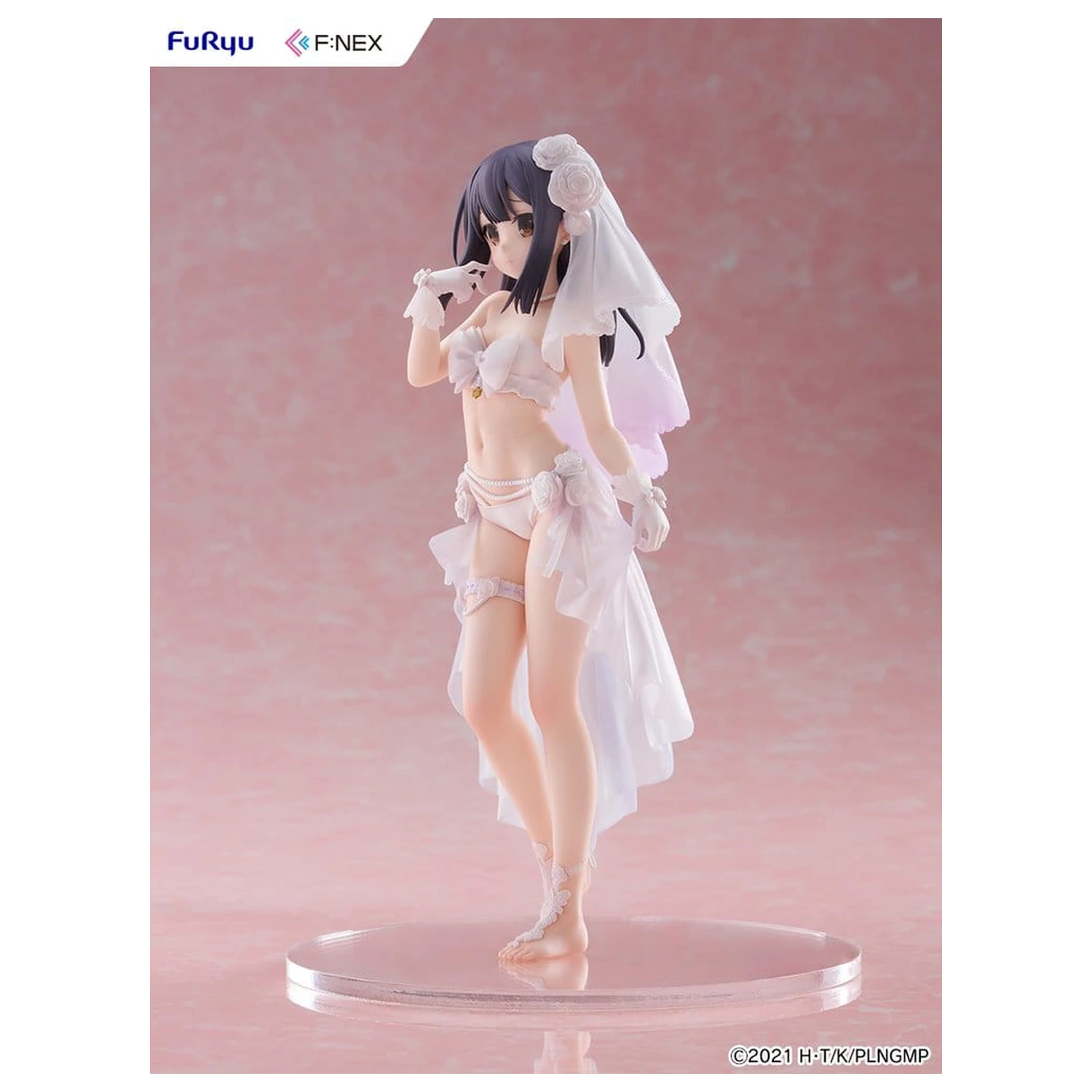 Fate/kaleid liner Prisma Illya: Licht - The Nameless Girl F:NEX PVC figura 1/7 Miyu Edelfelt Wedding Swimsuit Ver. 21 cm fotografija proizvoda