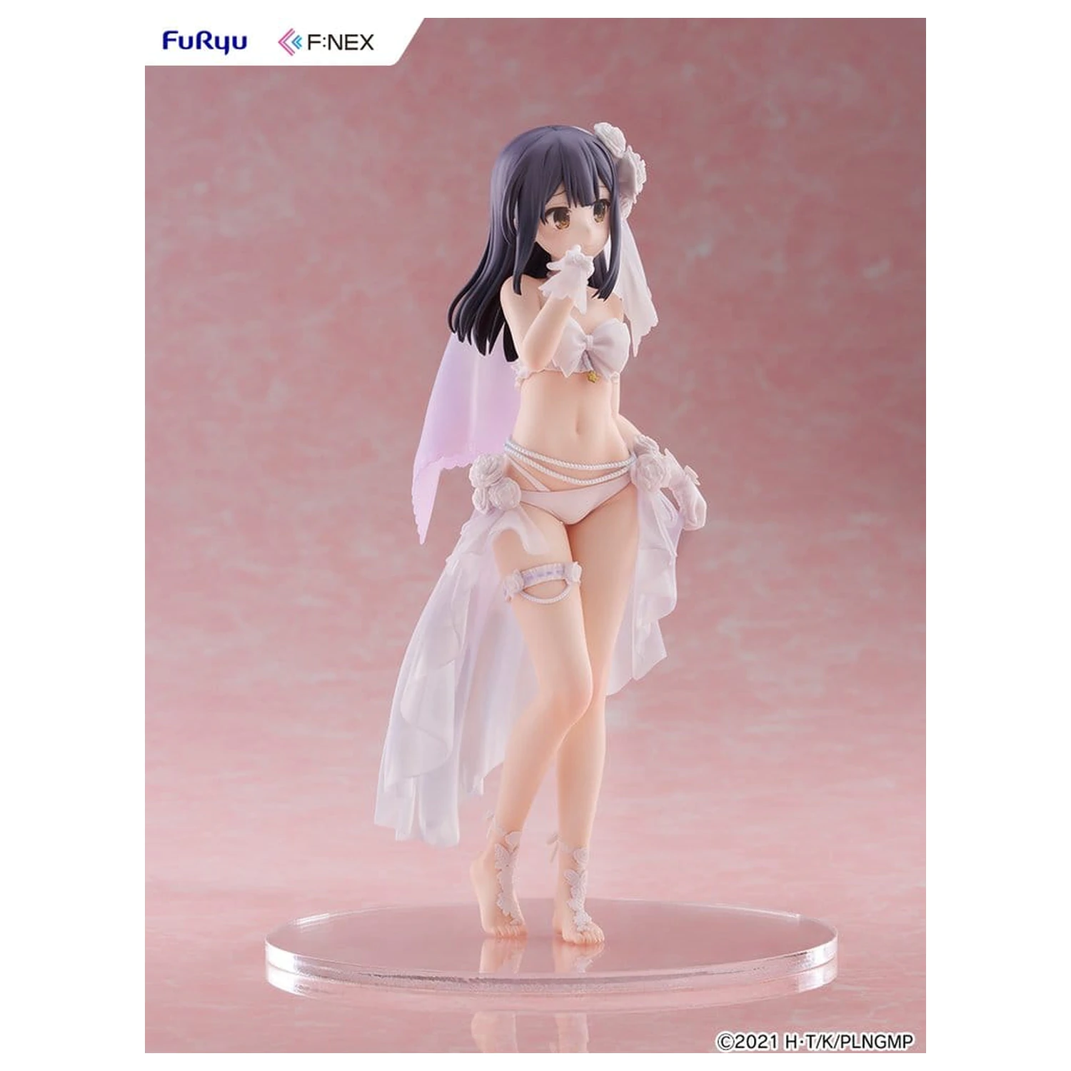 Fate/kaleid liner Prisma Illya: Licht - The Nameless Girl F:NEX PVC figura 1/7 Miyu Edelfelt Wedding Swimsuit Ver. 21 cm fotografija proizvoda