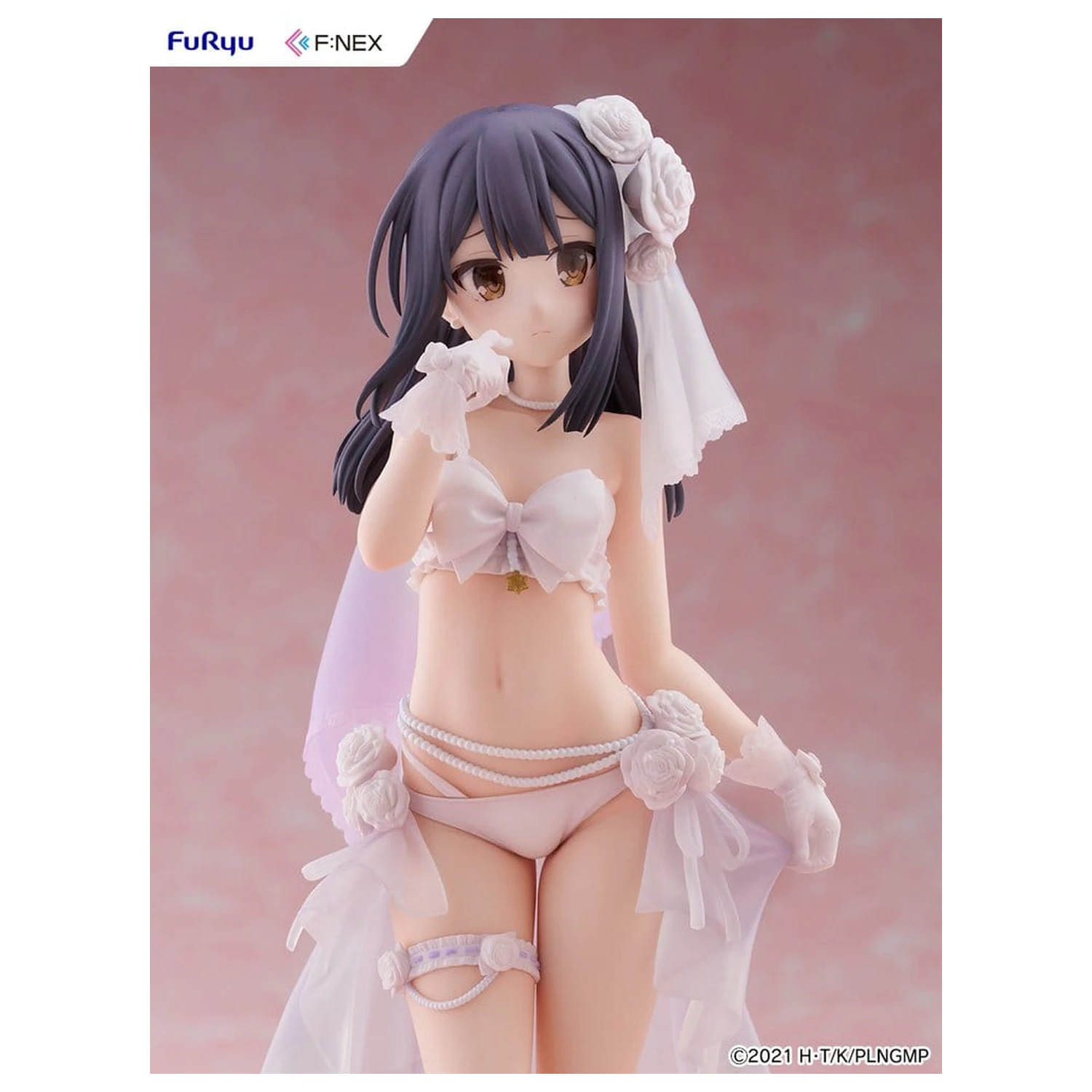 Fate/kaleid liner Prisma Illya: Licht - The Nameless Girl F:NEX PVC figura 1/7 Miyu Edelfelt Wedding Swimsuit Ver. 21 cm fotografija proizvoda