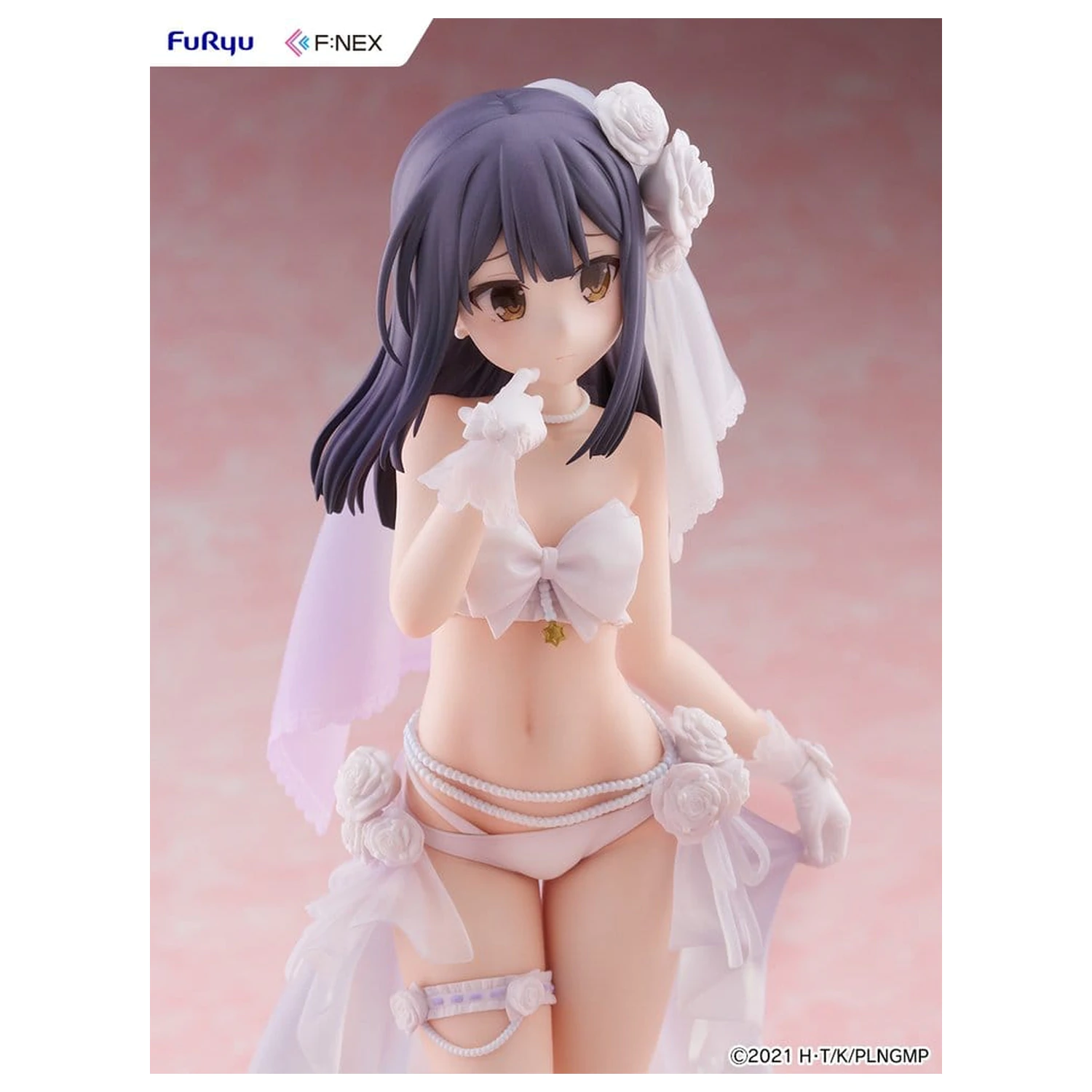 Fate/kaleid liner Prisma Illya: Licht - The Nameless Girl F:NEX PVC figura 1/7 Miyu Edelfelt Wedding Swimsuit Ver. 21 cm fotografija proizvoda