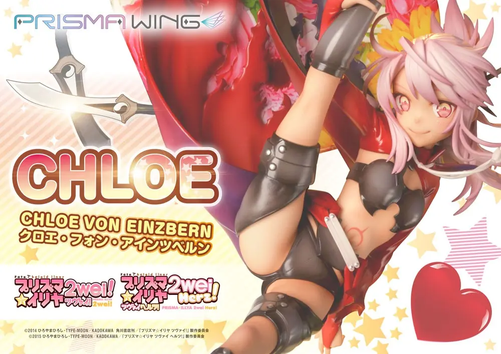 Fate/kaleid liner Prisma Illya Prisma Wing PVC Kip 1/7 Chloe von Einzbern 20 cm fotografija proizvoda