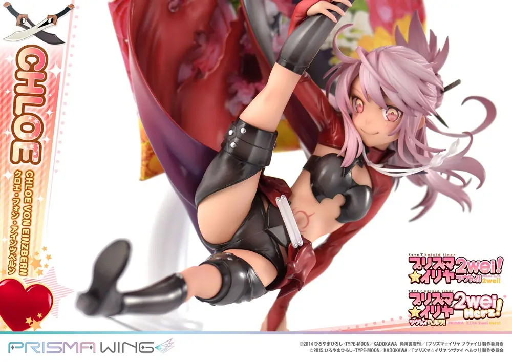 Fate/kaleid liner Prisma Illya Prisma Wing PVC Kip 1/7 Chloe von Einzbern 20 cm fotografija proizvoda