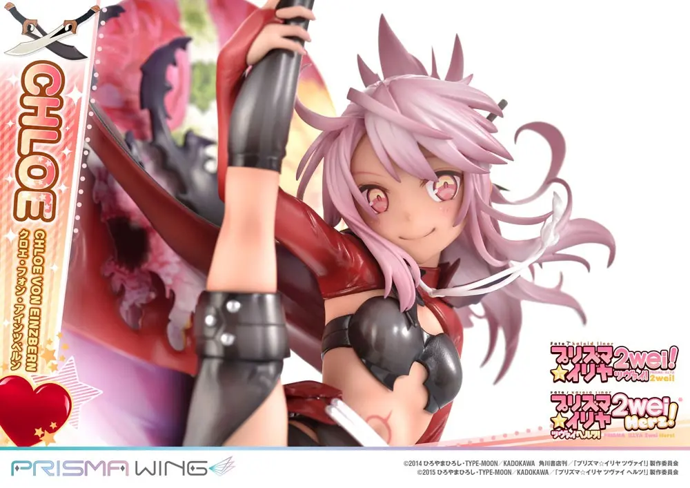 Fate/kaleid liner Prisma Illya Prisma Wing PVC Kip 1/7 Chloe von Einzbern 20 cm fotografija proizvoda