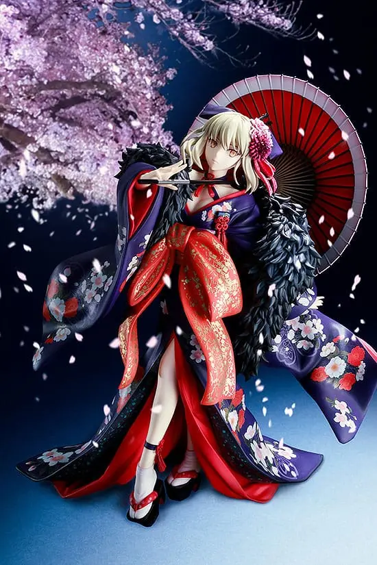 Fate/stay night: Heaven's Feel PVC Kip 1/7 Saber Alter: Kimono Ver.(re-run) 28 cm fotografija proizvoda