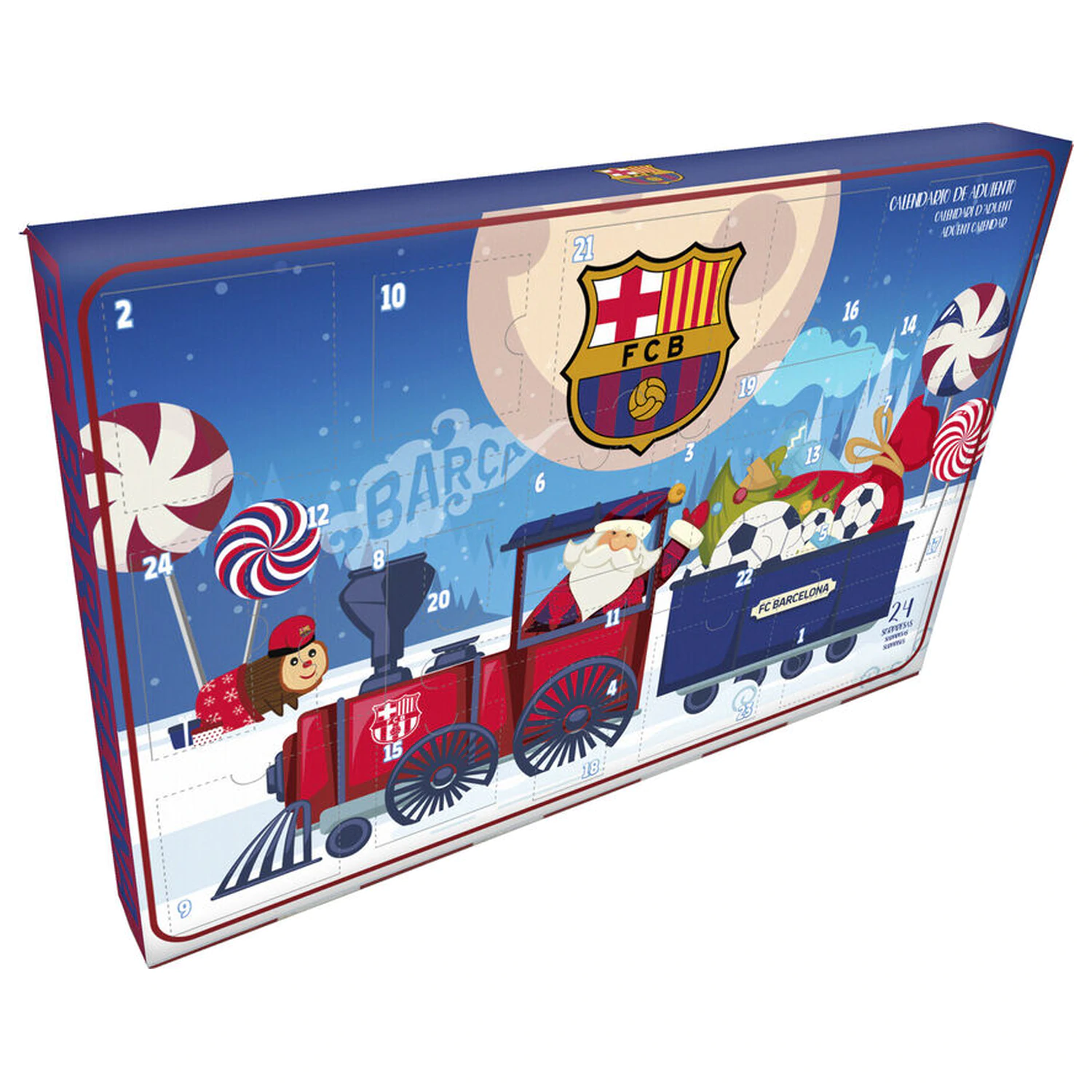 FC Barcelona adventski kalendar fotografija proizvoda
